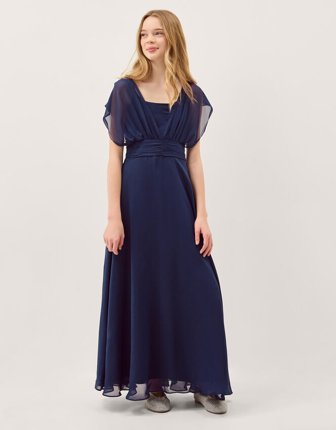 navy multiway bridesmaid dress Multi-way Slinky Maxi Dress / Navy  Style Cheat