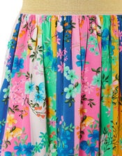 Stripe Floral Skirt, Multi (MULTI), large