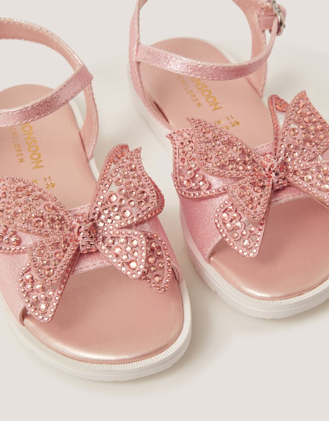 Diamant&eacute; Butterfly Sandals, Pink (PINK), large