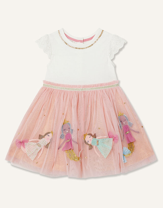 Baby Disco Mermaid Dress , Pink (PINK), large