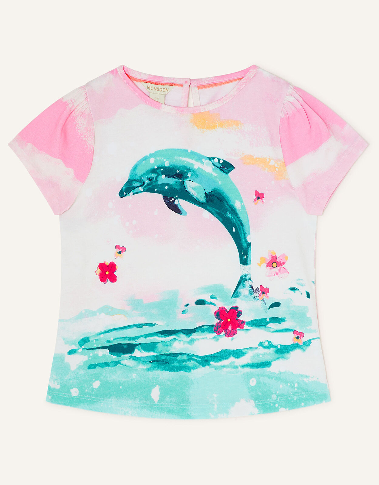 Girls dolphin hot sale t shirt