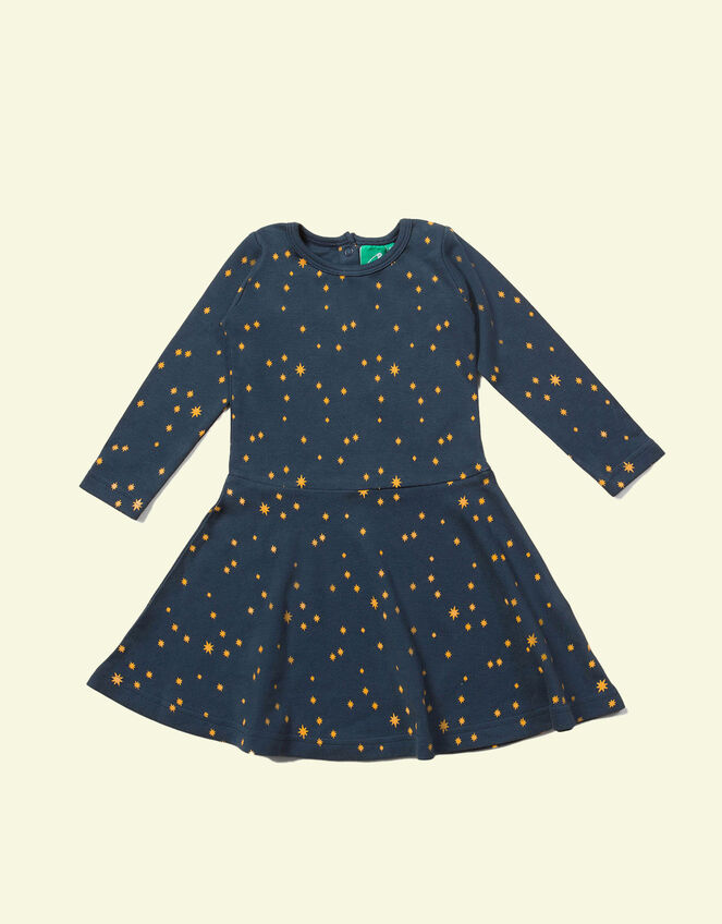 Little Green Radicals Twinkle Twinkle Dress, Blue (NAVY), large