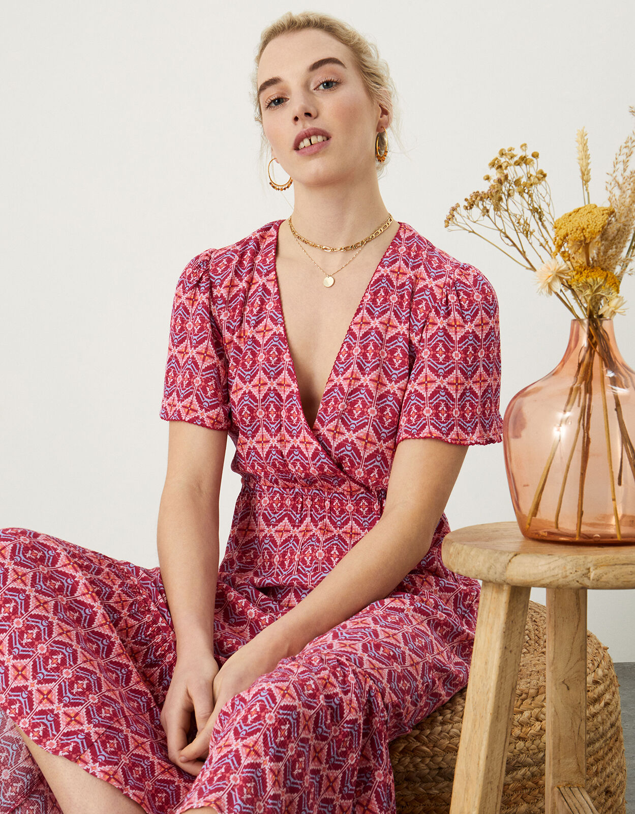 Arnhem marigold wrap dress hotsell