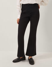 Cassie Kick Flare Jeans, Black (BLACK), large