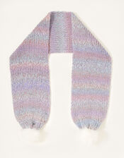 Nyla Space Dye Knitted Scarf , , large