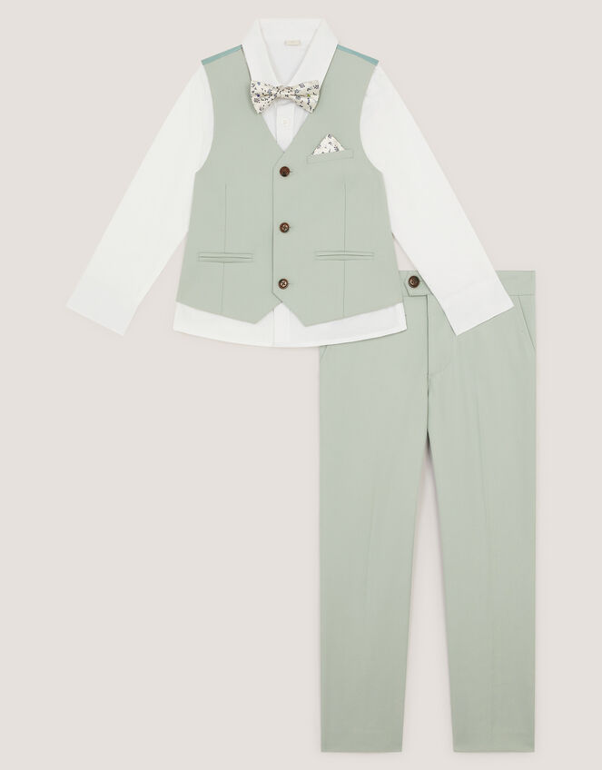 Freddie 4-Piece Suit & Bow Tie , Green (SAGE), large