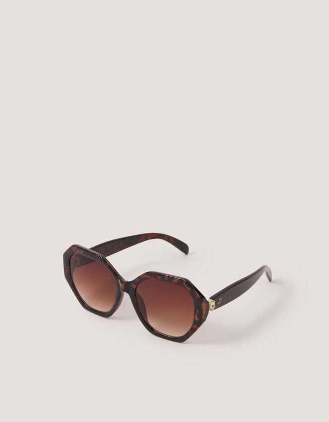 Tort Hexagonal Sunglasses