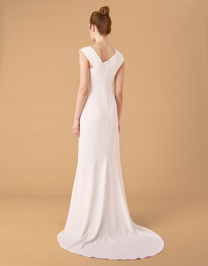 Tess Embellished Brooch Bridal Dress Ivory Wedding Dresses Monsoon UK.