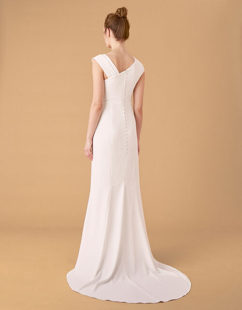 Monsoon – Tess Embellished Brooch Bridal Dress Ivory Robes de mariée modernes MONSOON