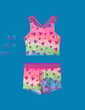 Hatley Heart Print Two-Piece Swimsuit, Multi (MULTI), large