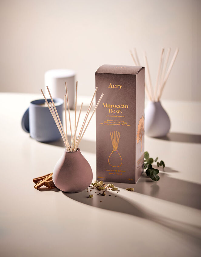 Aery Living Moroccan Rose Reed Diffuser, , large