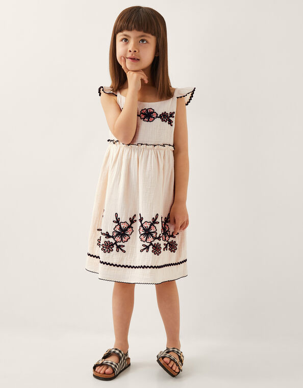 New Summer Floral Girl Dresses Girls Clothes Kids Cotton Dress Size