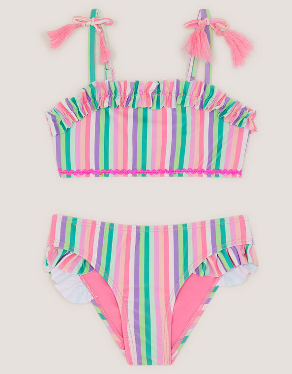 Stripe Bikini Set, Green (GREEN), large