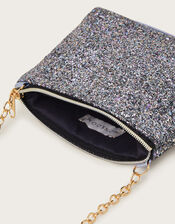 Glitter Chain Strap Bag, , large