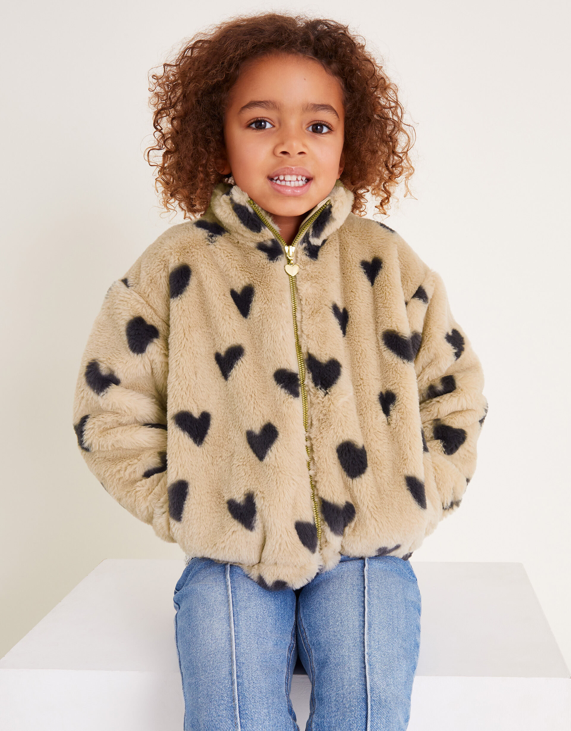 Heart print jacket 2025