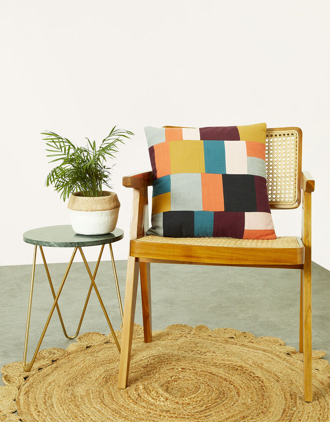 Colour Block Cushion, , large