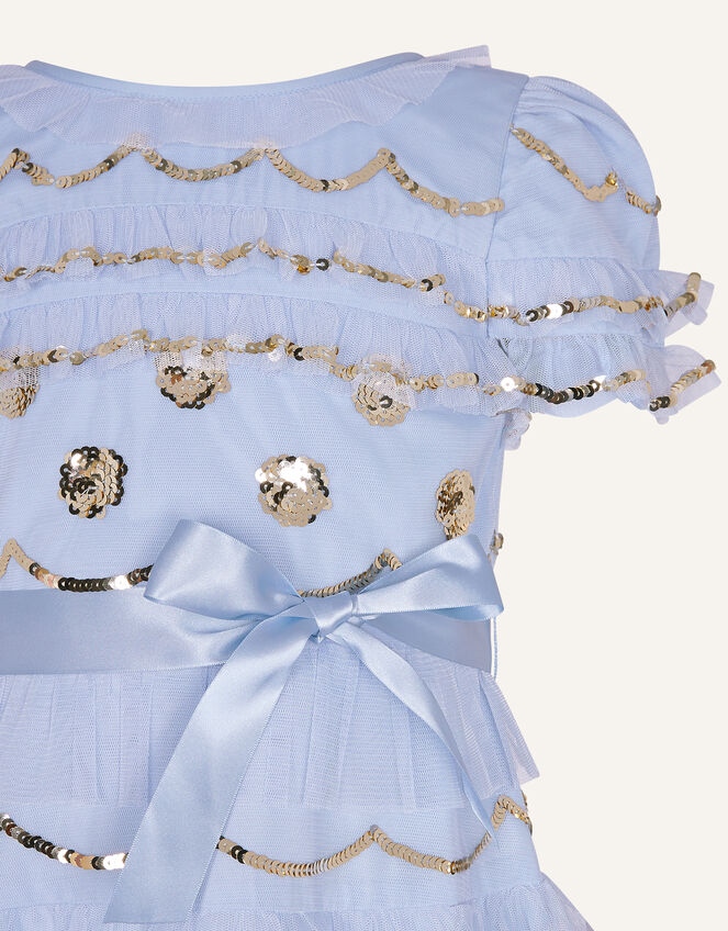 Lara Sequin Embellished Dress, Blue (BLUE), large