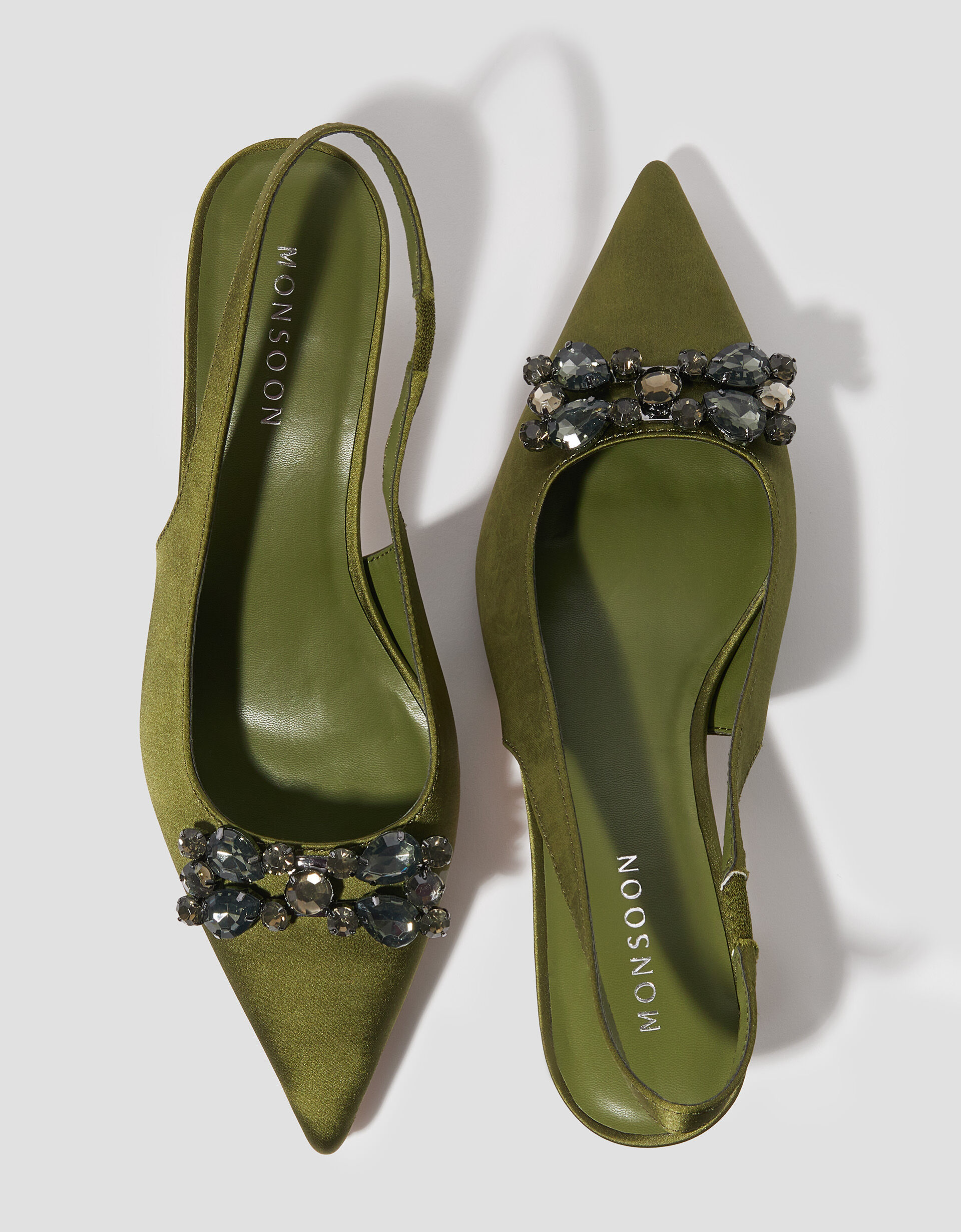 Olive green shoes heels shop