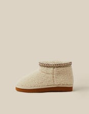 Belinda Borg Boot Slippers, Ivory (IVORY), large