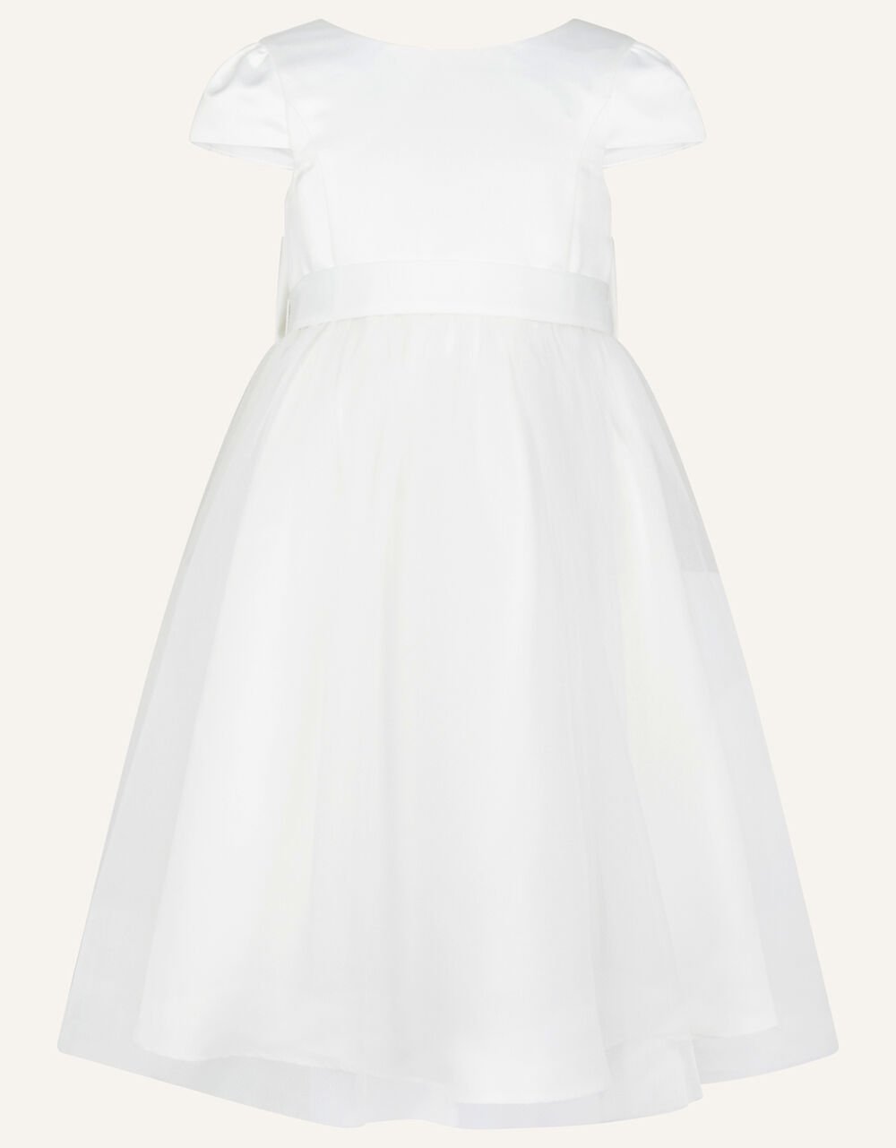 Children Girls 3-12yrs | Tulle Bridesmaid Dress Ivory - TI56511