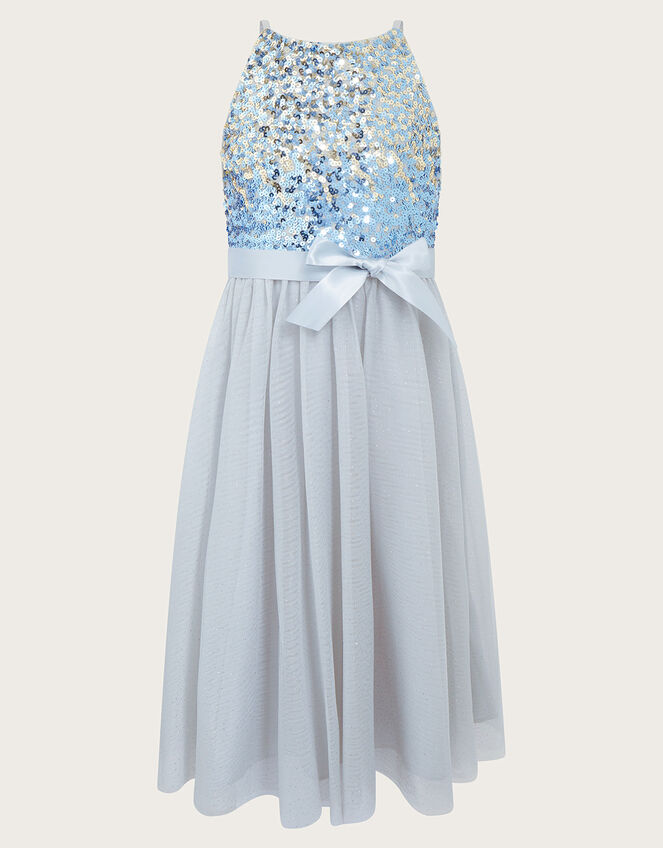 Ombre Sequin Truth Dress, Blue (BLUE), large