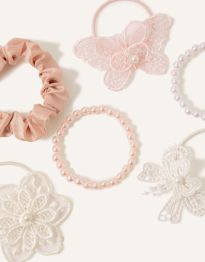 Boutique Embellished Flower Hairband Set, , large