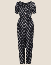 Rori Jumpsuit in LENZING™ ECOVERO™, Black (BLACK), large