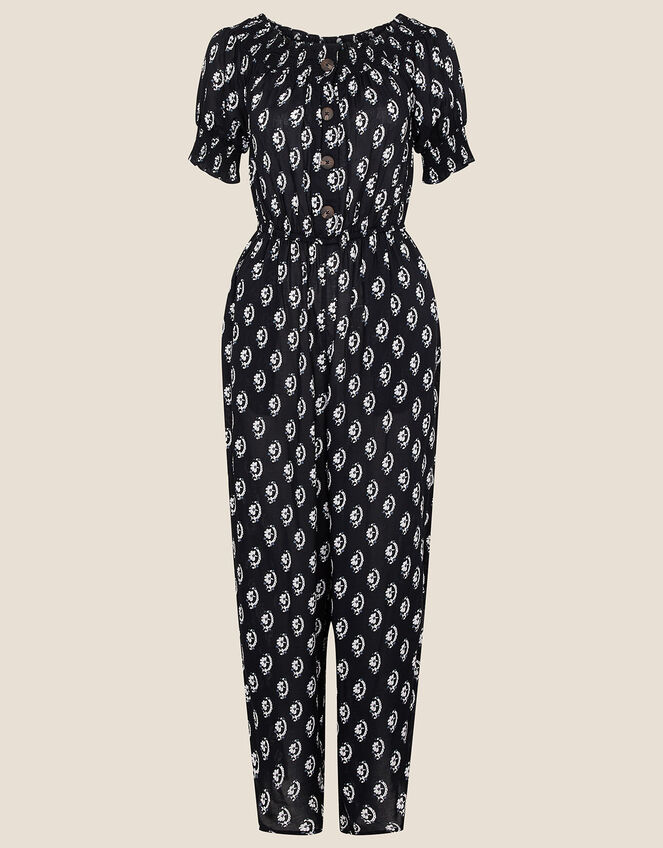 Rori Jumpsuit in LENZING™ ECOVERO™, Black (BLACK), large