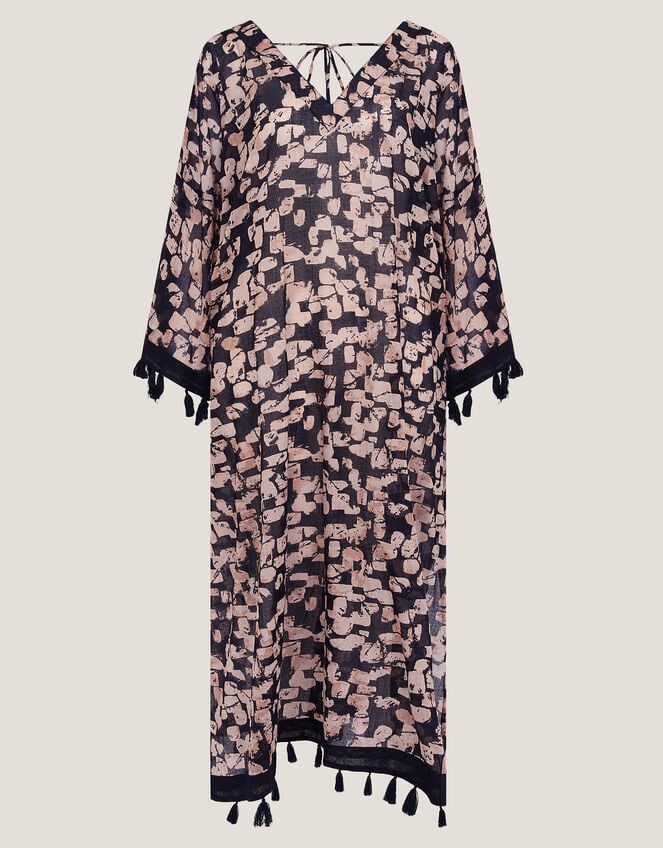 Alwena Block Print Kaftan Dress, , large