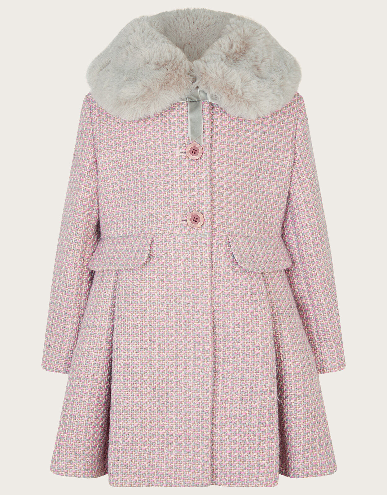 Girls tweed coat cheap