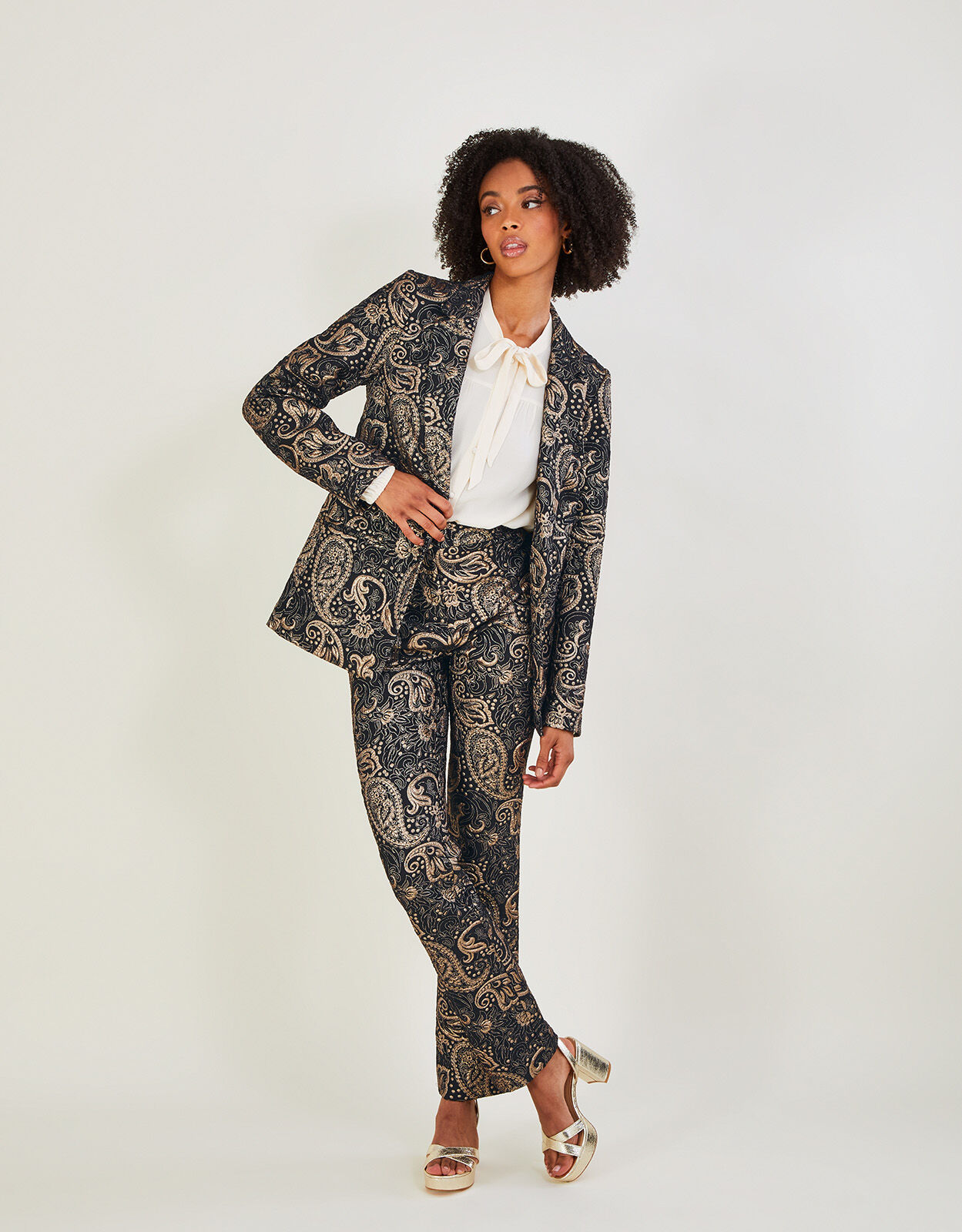 Jacquard cheap womens suit
