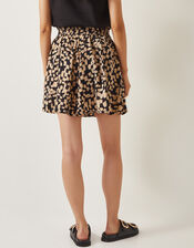 Ania Abstract Batik Print Shorts, Black (BLACK), large