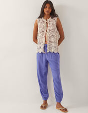 Judy Tapered Trousers, Blue (BLUE), large