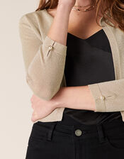 Elyse Shimmer Shrug, Natural (CHAMPAGNE), large