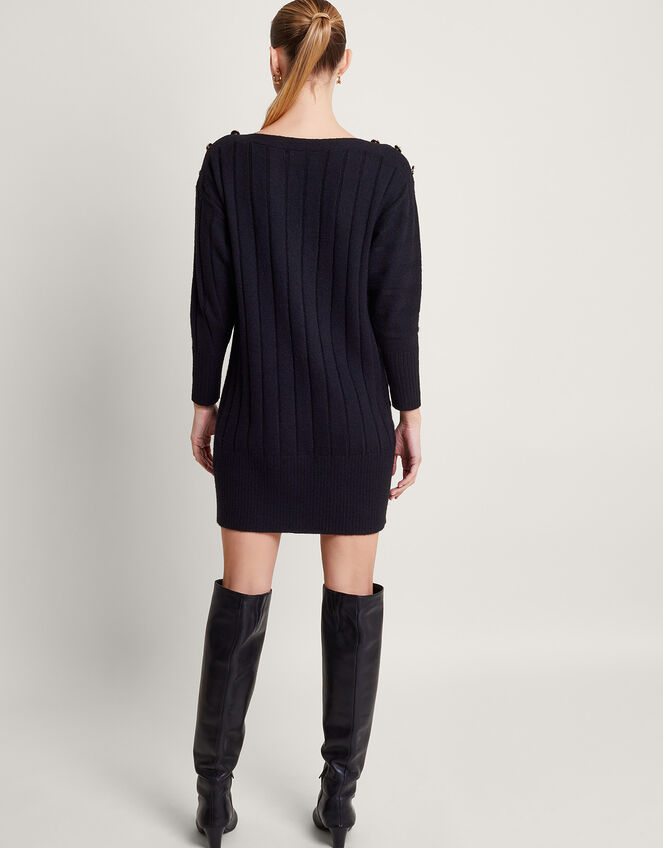 Jo Jumper Dress, Black (BLACK), large