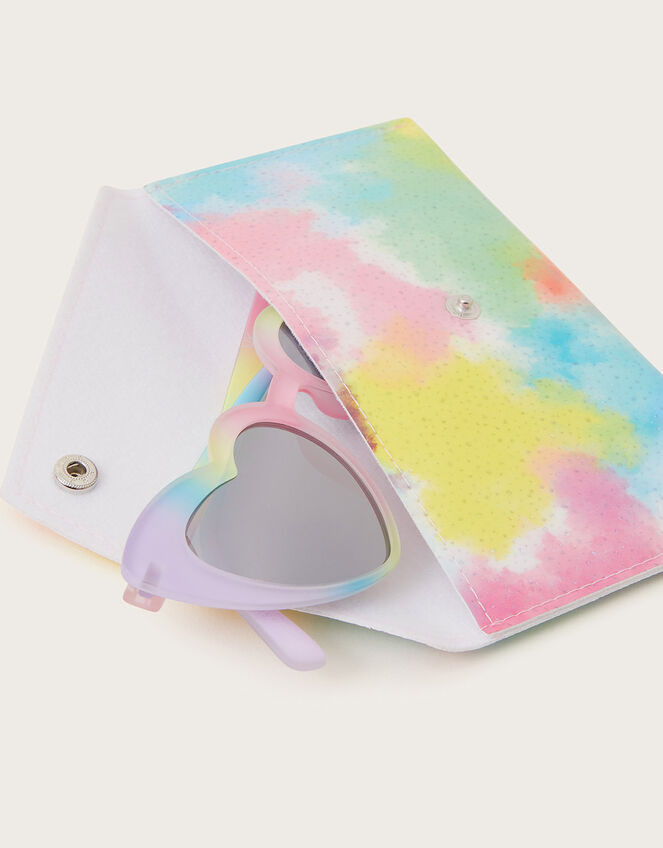 Ombre Heart Sunglasses with Case | Children's Sunglasses | Monsoon UK.