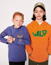 Wild Oversized Hoodie, Orange (ORANGE), large