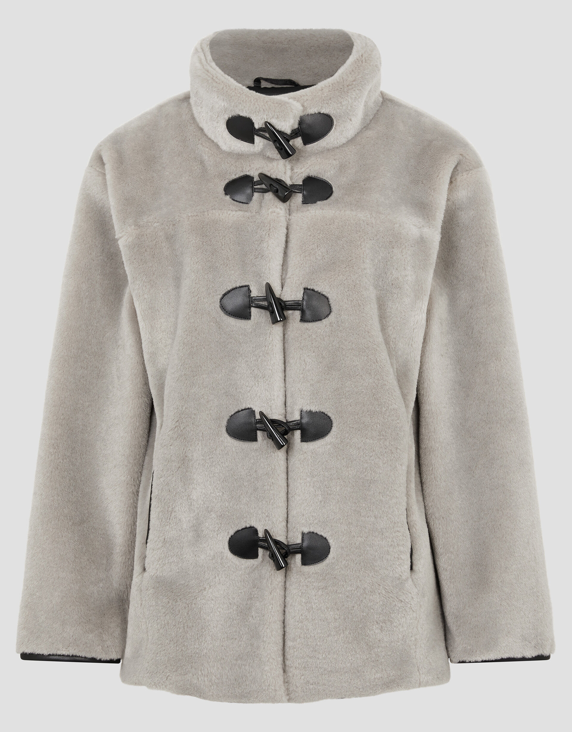 Dakota Faux Fur Duffle Coat Mink Women s Coats Monsoon UK