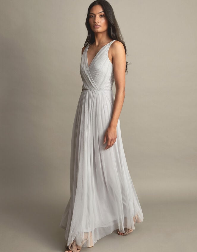 Athenia Maxi Dress - Silver