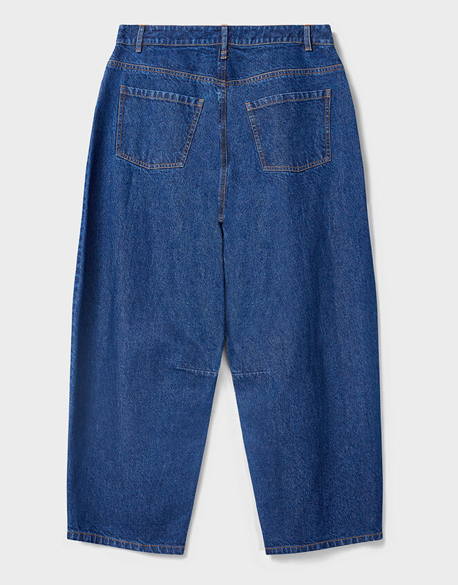 East Ozla Denim Barrel Trousers, Blue (DENIM), large