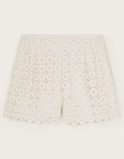 Lace Shorts, Ivory (IVORY), large