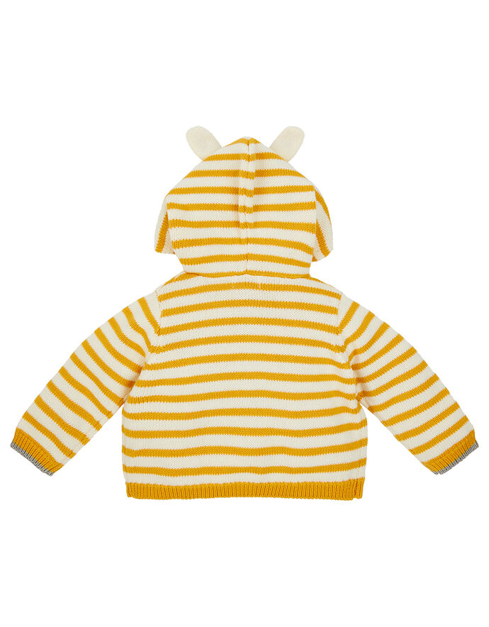 Toddler Bear Striped Cardigan 2 Pieces Set