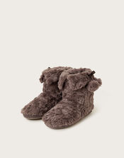 Bree Faux Fur Slipper Boots, Mink (MINK), large