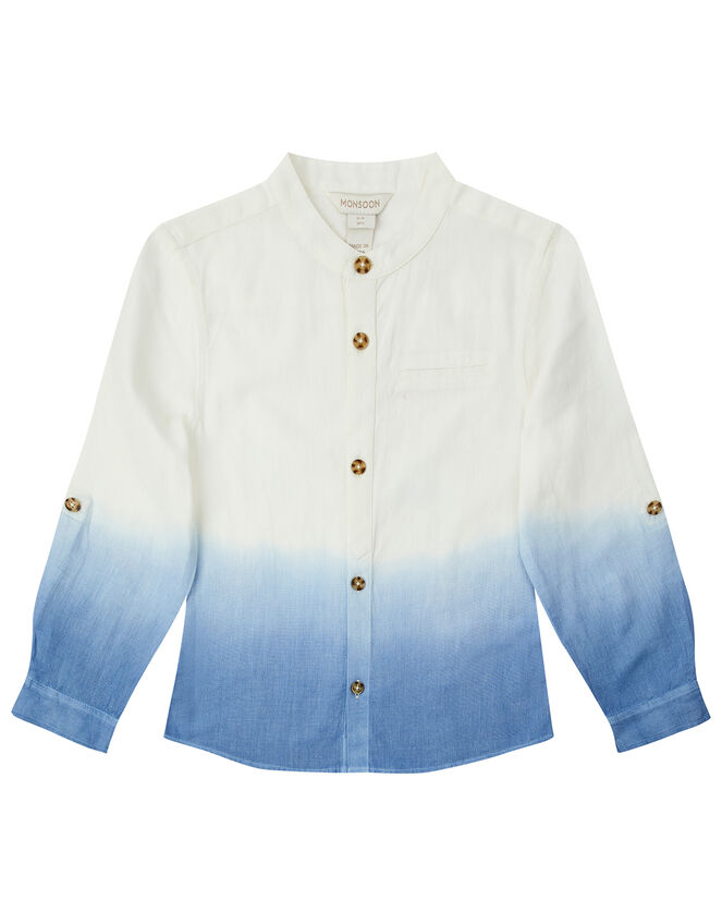 Ovie Ombre Shirt, Blue (BLUE), large