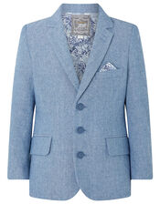 Nathan Chambray Blazer, Blue (BLUE), large
