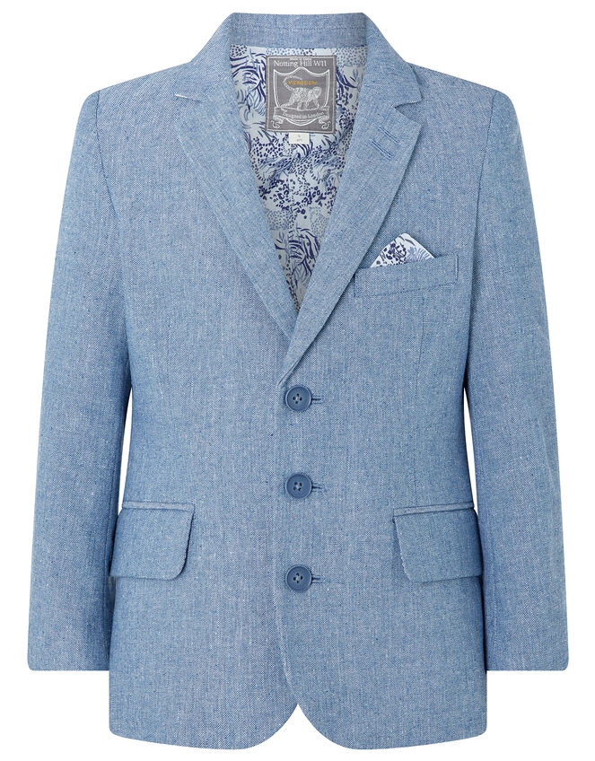 Nathan Chambray Blazer, Blue (BLUE), large