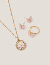 Pretty Butterfly Jewellery Set, , large