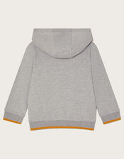 Dinosaur Hoodie, Grey (GREY), large