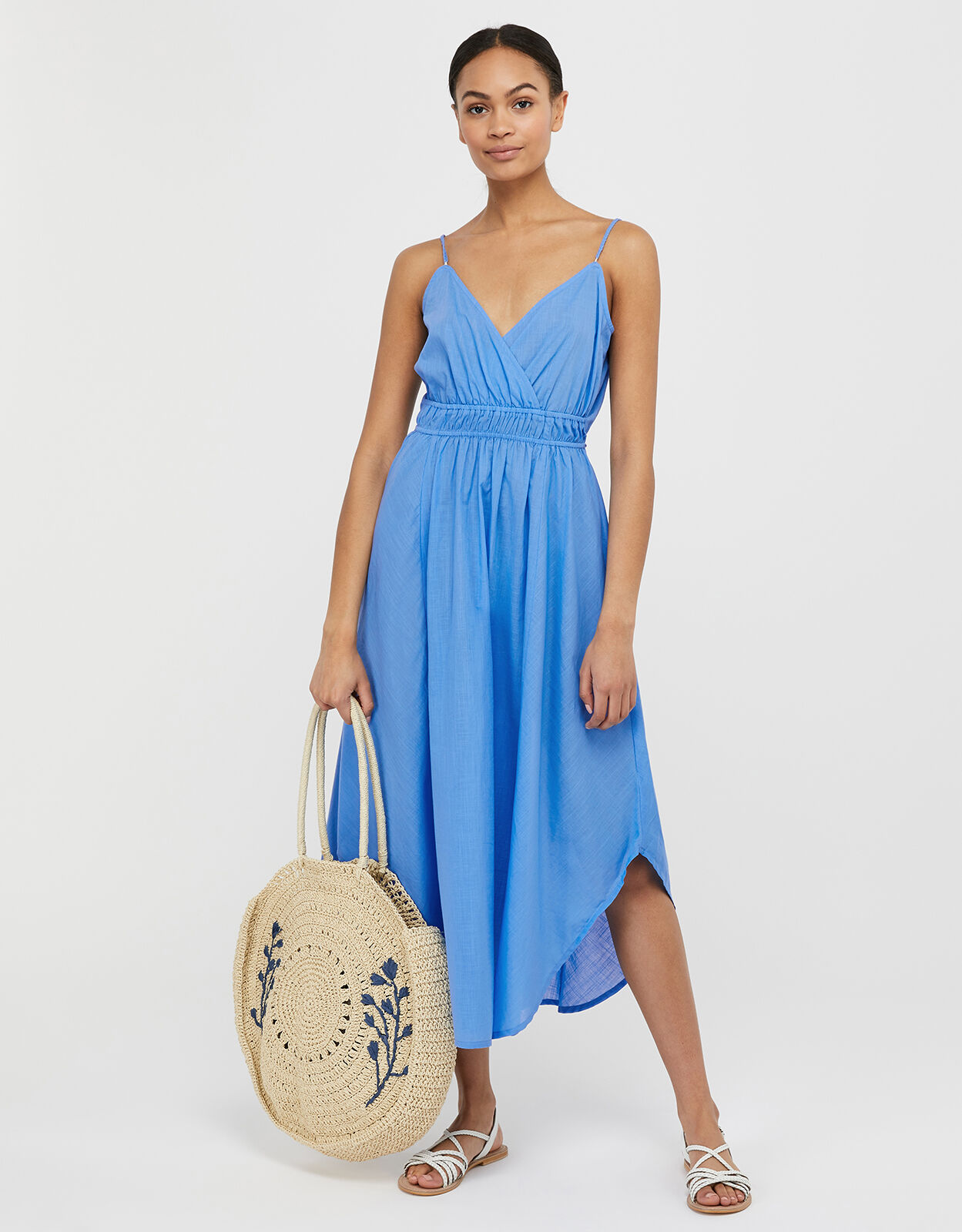 Blue beach dress uk clearance