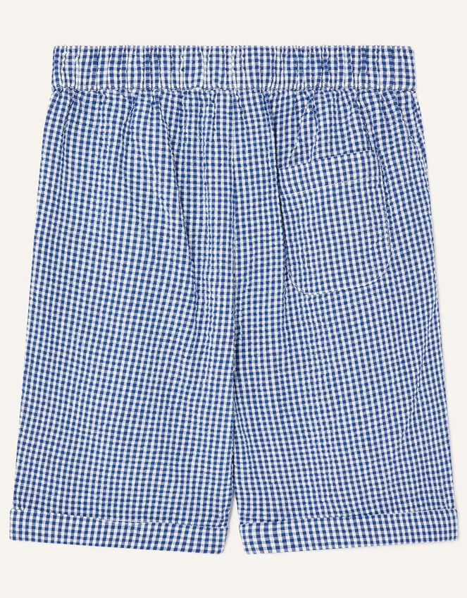 Gingham Shorts Blue